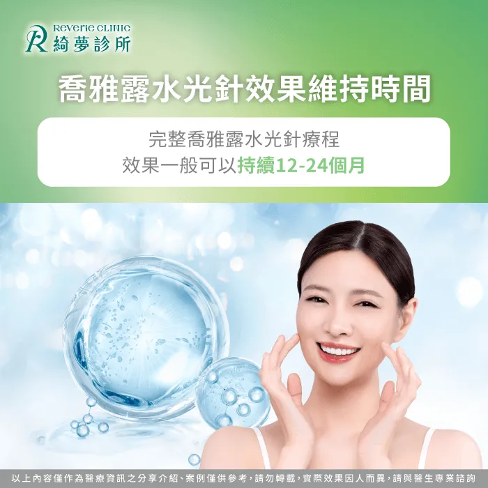 持續生成-喬雅露水光針效果能維持多久