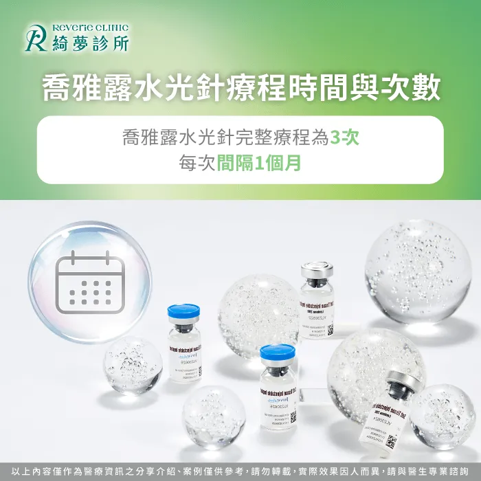 療程共3次-喬雅露水光針效果能維持多久